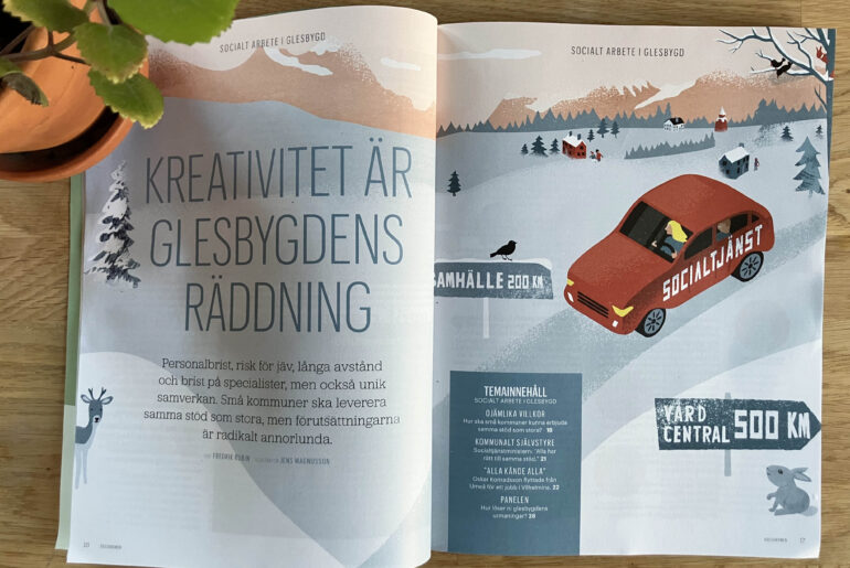 Socionomen, glesbygd, Fredrik Rubin